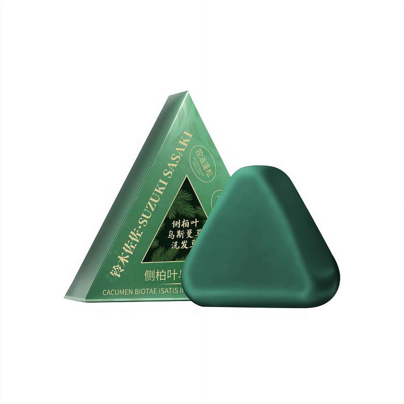 Natural Shampoo Bar for Women & Men – Solid Herbal Soap with Cypress, Fo-ti & Osmanthus Extracts, Sulfate-free Cleansing for All Hair Types (Style B) - Image 1